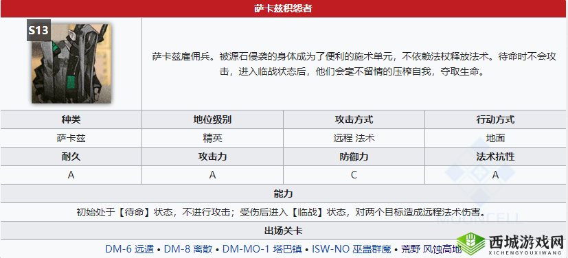 明日方舟生于黑夜敌人待命机制之萨卡兹魔剑士与积怨者详细解读
